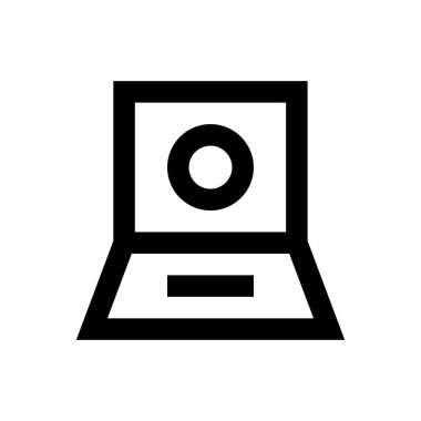 güzellik vektörü ince çizgi simgesi