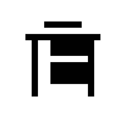 tablo vektör düz simgesi