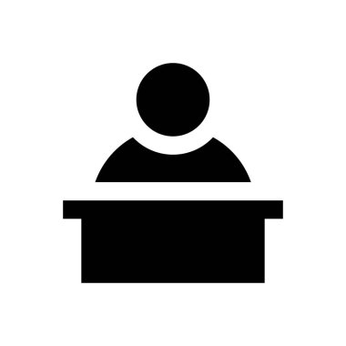 Otel vektör simgesi düz simgesi