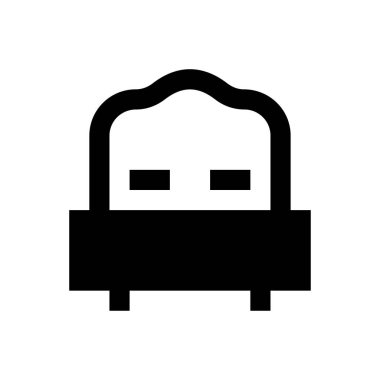 Otel vektör simgesi düz simgesi