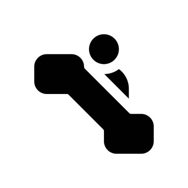 Yolcu vektör düz simgesi