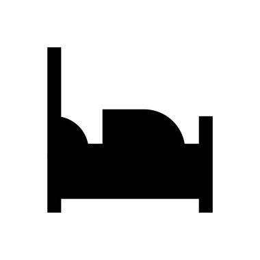 Otel vektör simgesi düz simgesi