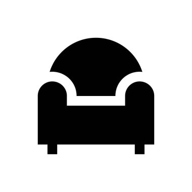 kanepe vektör sembolü düz simge