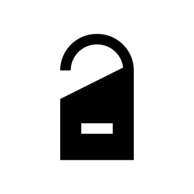 etiket vektör düz simgesi