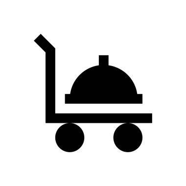 Tramvay vektör düz simgesi