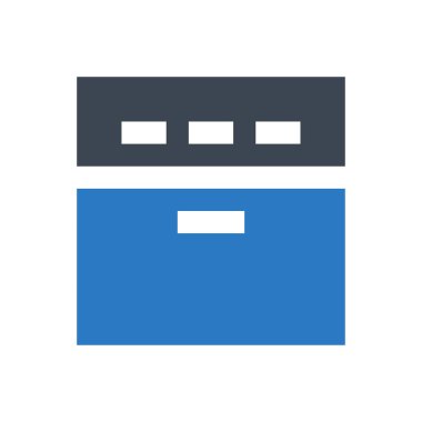 mikrodalga vektör renk simgesi