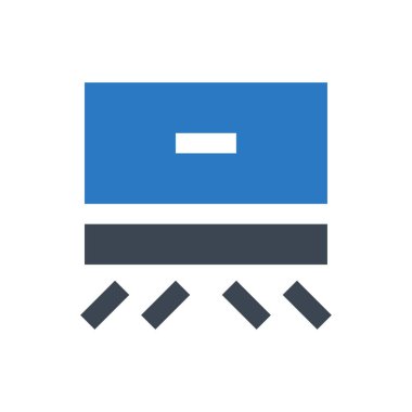 soğutma vektörü renk simgesi