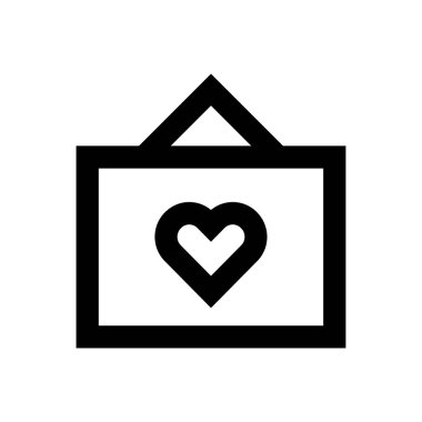 tahta vektörü ince çizgi simgesi