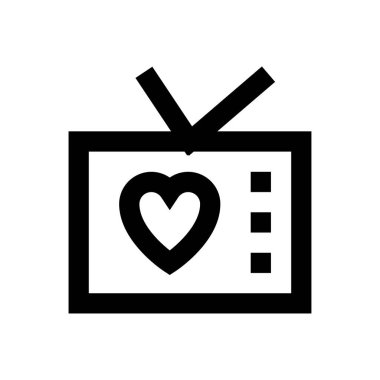 anten vektörü ince çizgi simgesi