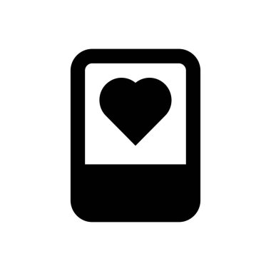 sevgi vektör düz simgesi