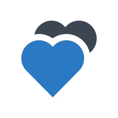 kalp vektörü renk simgesi