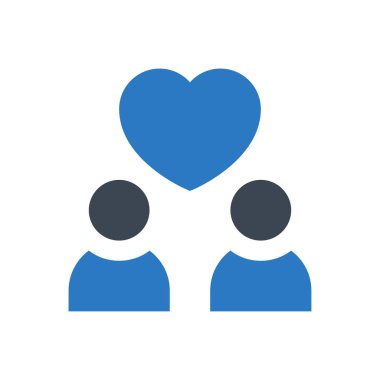 sevgi vektörü renk simgesi