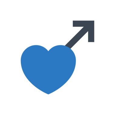 kalp vektörü renk simgesi