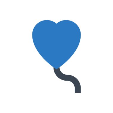 balon vektör renk simgesi