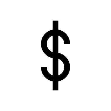 para birimi vektörü ince çizgi simgesi