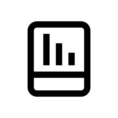 grafik vektörü ince çizgi simgesi