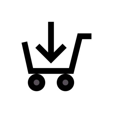 Taşıyıcı vektör düz simgesi