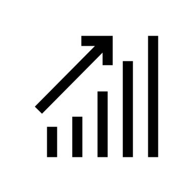 Vektör kabartma düz simgesini arttır