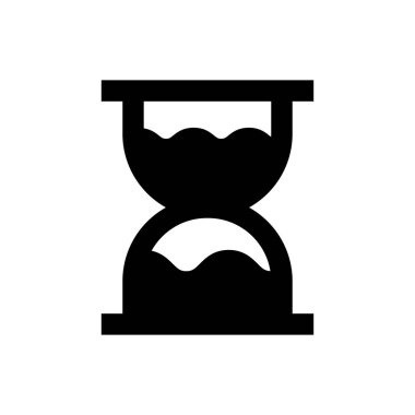 Kum camı vektör düz simge