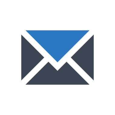 e-posta vektörü renk simgesi