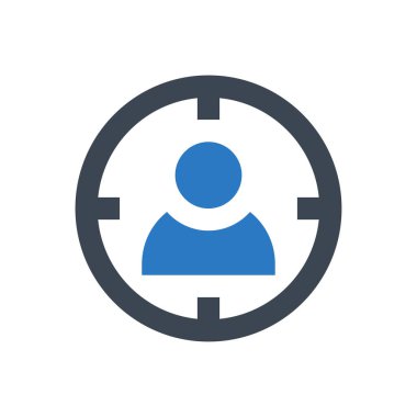 izleyici vektörü renk simgesi