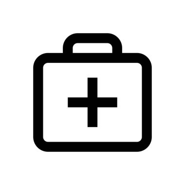 tıbbi vektör ince çizgi simgesi