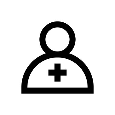 erkek vektör ince çizgi simgesi