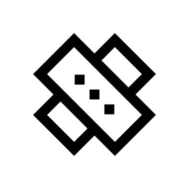 Yardım vektörü ince çizgi simgesi