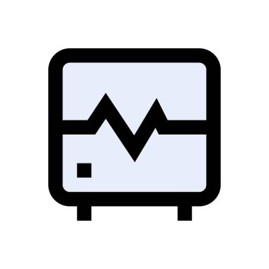 vektör düz renk simgesini izle