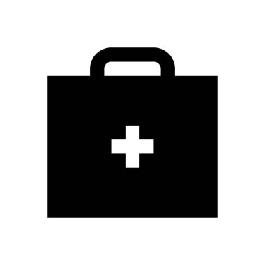 yardım vektörü glyph düz simgesi