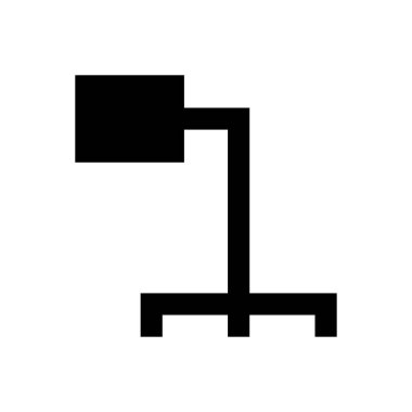 damlat vektör glifini düz simge