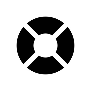 cankurtaran vektörü düz simge