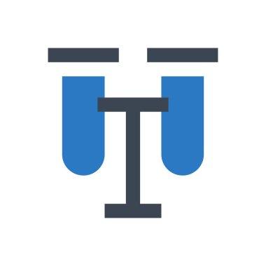 Tüpün vektör renk simgesi