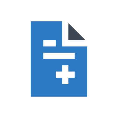 rapor vektör renk simgesi