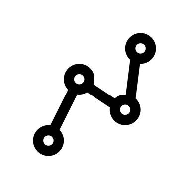 bağlantı vektörü ince çizgi simgesi