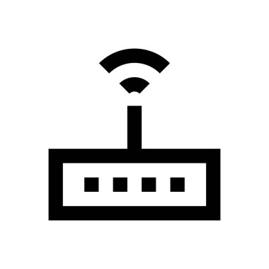 anten vektörü ince çizgi simgesi