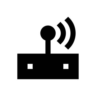 modem vektör düz simge
