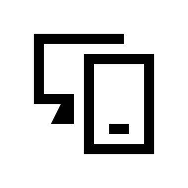 veri aktarım vektörü düz simge