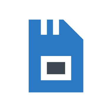 çip vektör renk simgesi