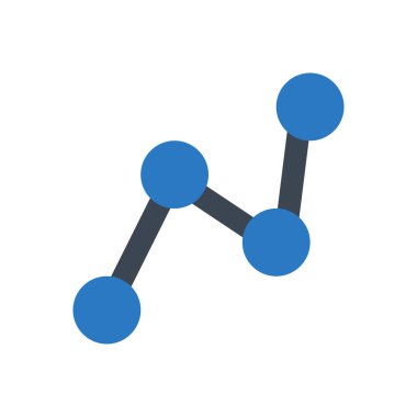 bağlantı vektörü renk simgesi