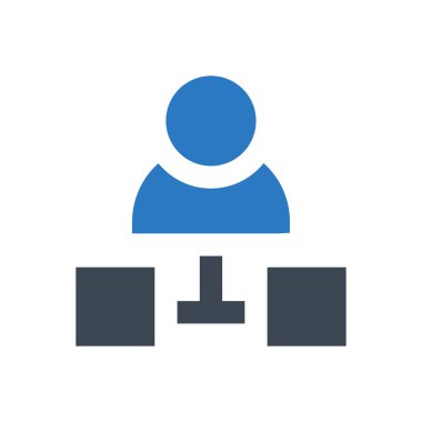 kullanıcı vektörü renk simgesi