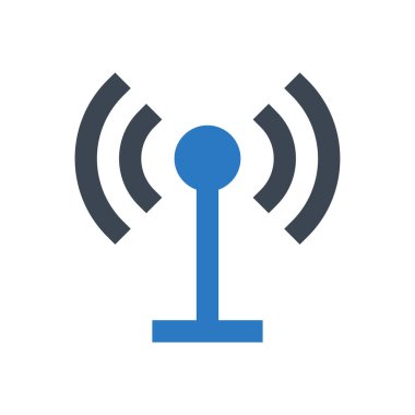 Sinyal vektörü renk simgesi