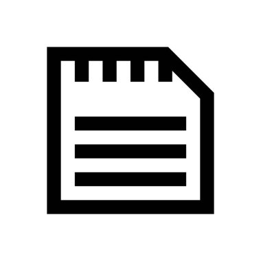 diskette vektör ince çizgi simgesi