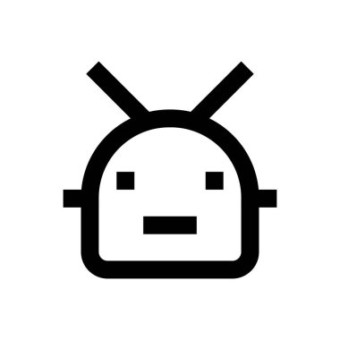 yapay vektör ince çizgi simgesi