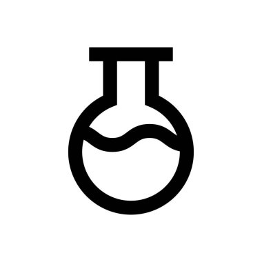 lab vektör ince çizgi simgesi