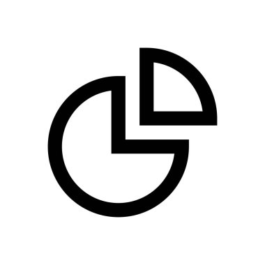 grafik vektörü ince çizgi simgesi