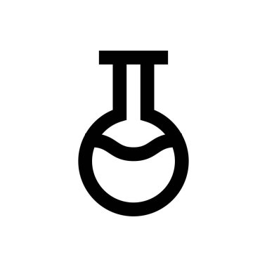 lab vektör ince çizgi simgesi