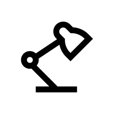 ampul vektörü ince çizgi simgesi