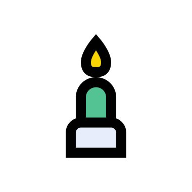 matara vektör düz renk simgesi