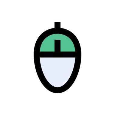 imleç vektörü düz renk simgesi